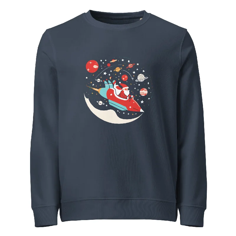 Stellar Surprise Christmas Graphic Women Organic Sweatshirt Hoodie with Cropped Fit Short Trendy Stellar Surprise Christmas Graphic Women Organic Sweatshirt Hoodie with Cropped Fit Short Trendy