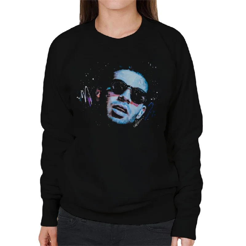 Sidney Maurer Original Portrait Of Drake Sunglasses Women's Sweatshirt Hoodie with Hem Elastic Stretchable Comfortable Sidney Maurer Original Portrait Of Drake Sunglasses Women's Sweatshirt Hoodie with Hem Elastic Stretchable Comfortable