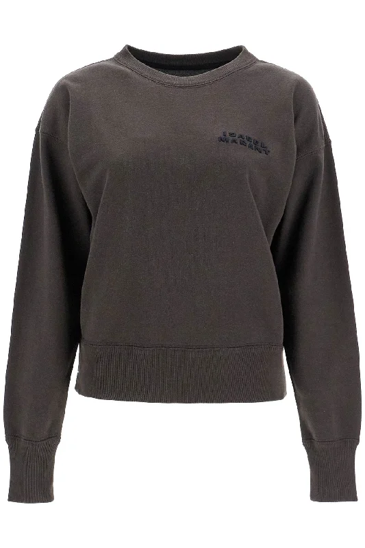 Shad Sweatshirt With Logo Embroidery - Grey Hoodie with Hem Embroidery Detailed Premium Shad Sweatshirt With Logo Embroidery - Grey Hoodie with Hem Embroidery Detailed Premium