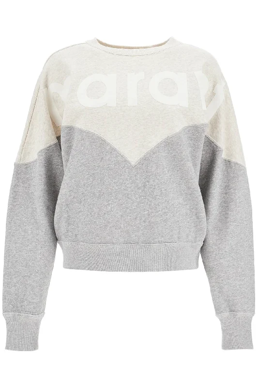 Houston Sweatshirt With Flocked Logo - Grey Hoodie with Button Placket Classic Preppy Houston Sweatshirt With Flocked Logo - Grey Hoodie with Button Placket Classic Preppy