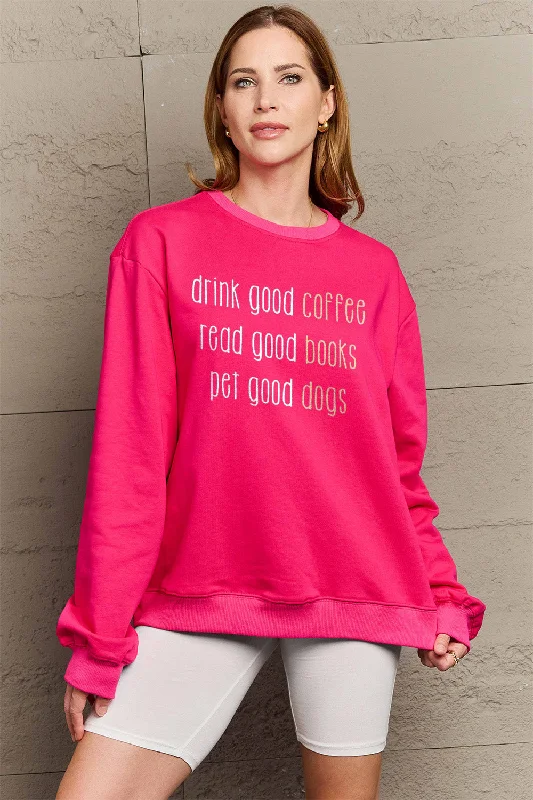 Simply Love Full Size Letter Graphic Round Neck Sweatshirt Hoodie with Hem Ribbing Snug Secure Simply Love Full Size Letter Graphic Round Neck Sweatshirt Hoodie with Hem Ribbing Snug Secure