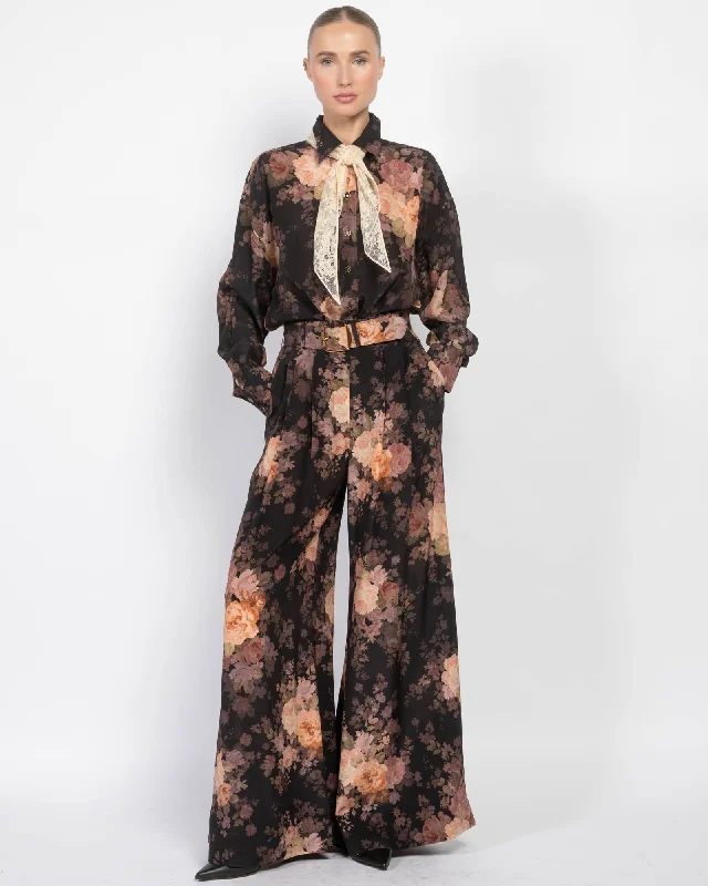 BLACK FLORAL