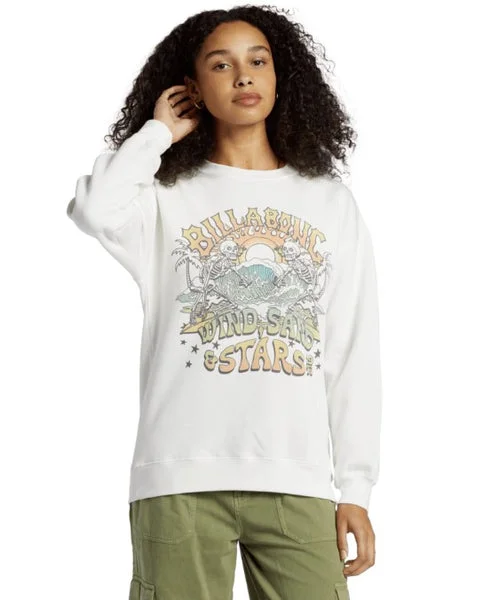 Billabong Wind In Your Hair Sweatshirt - SALT CRYSTAL Hoodie with Rhinestones Sparkly Elegant Billabong Wind In Your Hair Sweatshirt - SALT CRYSTAL Hoodie with Rhinestones Sparkly Elegant