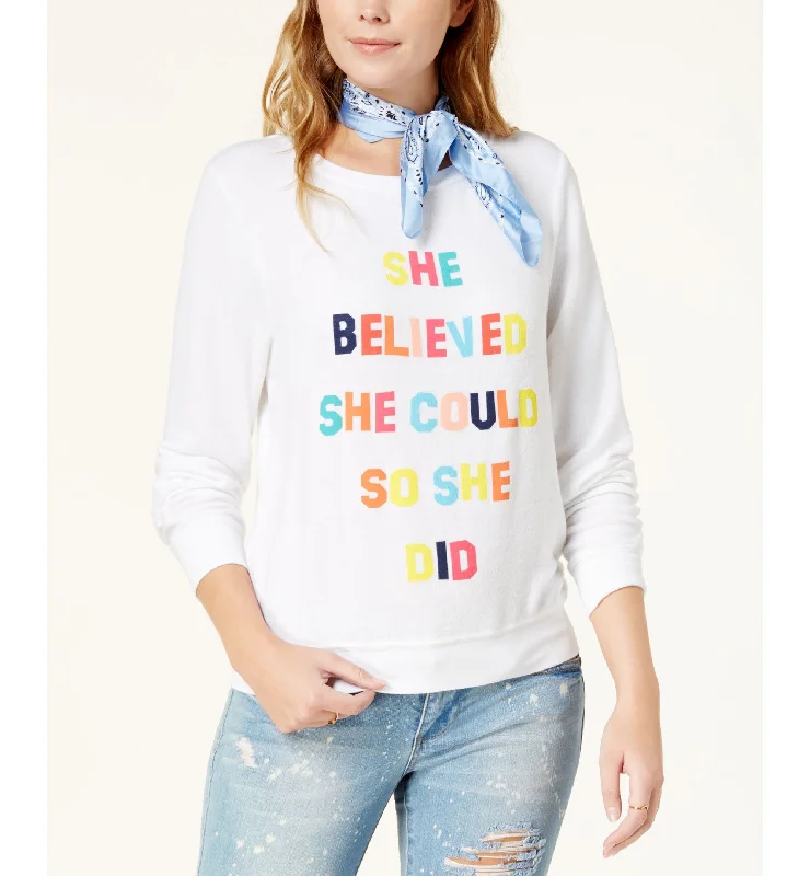 Dream Scene She Believed She Could Graphic Sweatshirt Hoodie with Hem Applique Textured Unique Dream Scene She Believed She Could Graphic Sweatshirt Hoodie with Hem Applique Textured Unique