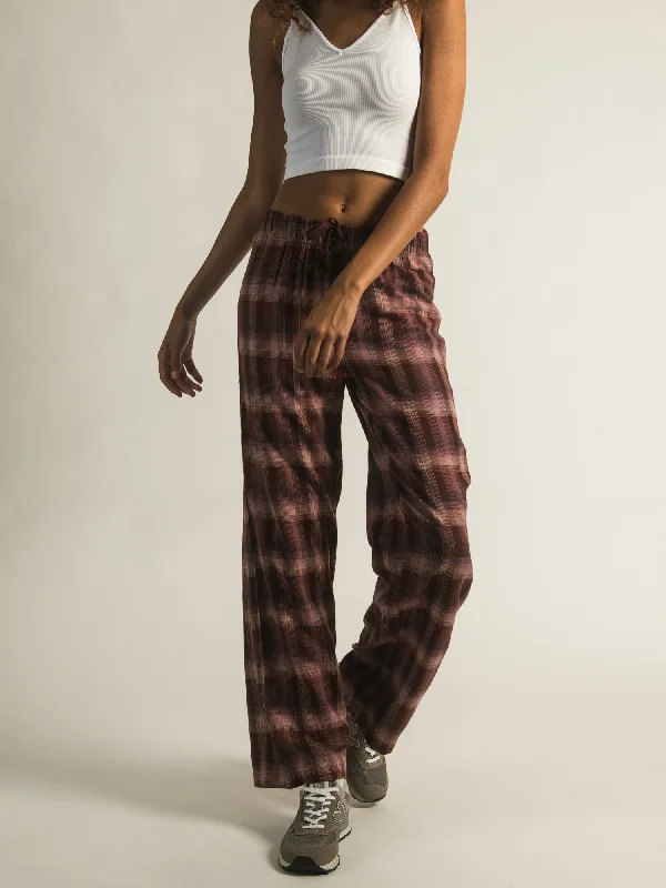 HARLOW NORA WIDELEG FLANNEL PANTS - CLEARANCE Cozy Maternity Pants