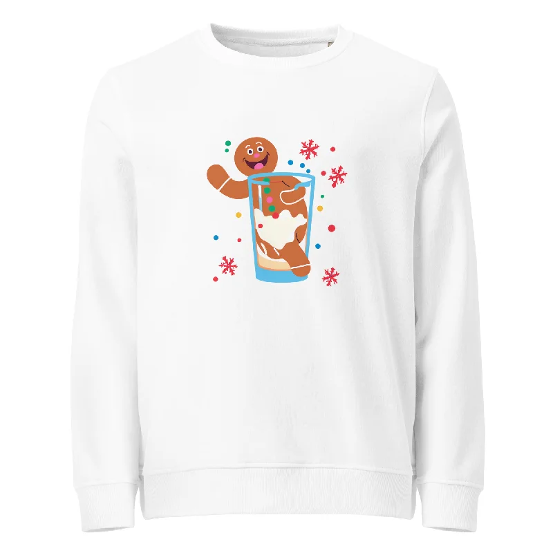 Gingerbread Dip Christmas Graphic Women Organic Sweatshirt Hoodie Sweatshirt Pullover Gingerbread Dip Christmas Graphic Women Organic Sweatshirt Hoodie Sweatshirt Pullover