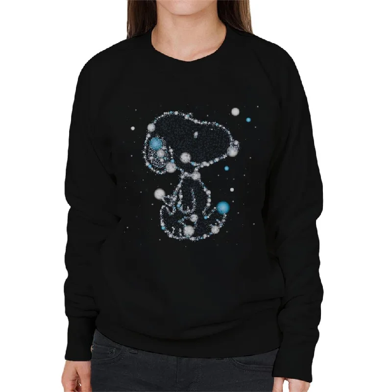 Peanuts Snoopy Astronomical Christmas Women's Sweatshirt Hoodie with Drop Shoulder Relaxed Streetwear Peanuts Snoopy Astronomical Christmas Women's Sweatshirt Hoodie with Drop Shoulder Relaxed Streetwear