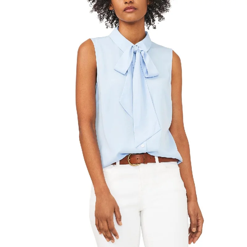 Riley & Rae Womens Camryn Collared Button-Down Blouse Sweetheart Neck Blouse