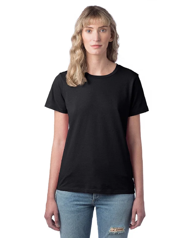 Alternative Ladies Her Go-To T-Shirt | Black Welt Pockets Slit Pockets