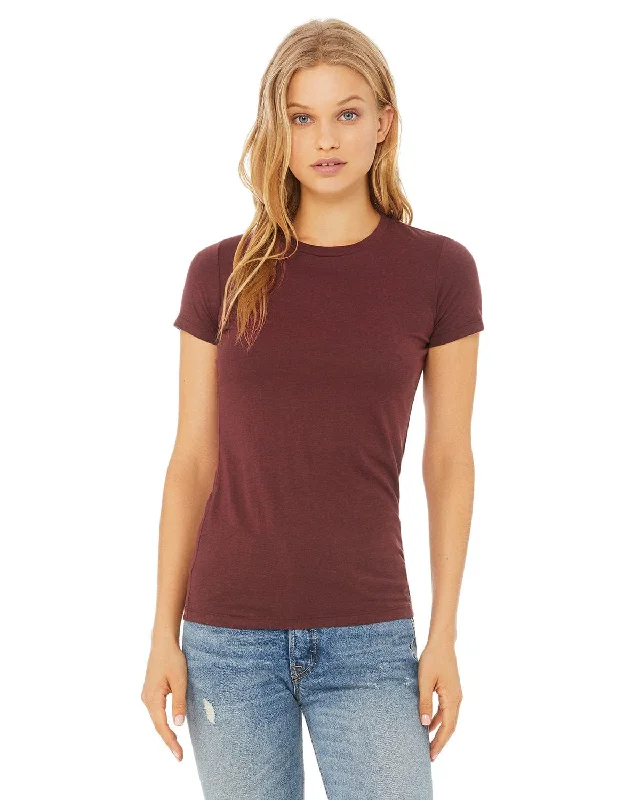 Bella+Canvas Ladies Favorite T-Shirt | Heather Cardinal Elegant Classic Vintage