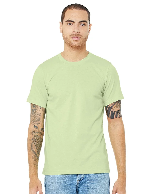 Bella+Canvas Unisex T-Shirt | Spring Green Satin Fabric Silk Fabric Chiffon Fabric