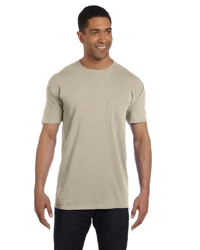 Comfort Colors Garment-Dyed Pocket T-Shirt | Sandstone Elasticated Padded Insulated