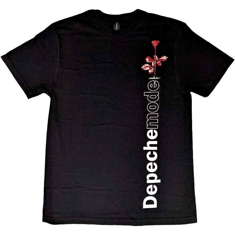 Depeche Mode | Official Band T-Shirt | Violator Side Rose Machine Wash Dry Clean Hand Wash