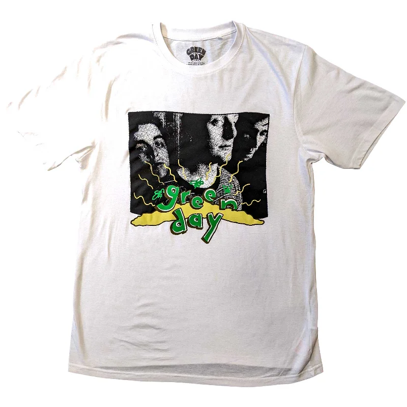 Green Day | Official Band T-Shirt | Dookie Photo Solid Print Embellished