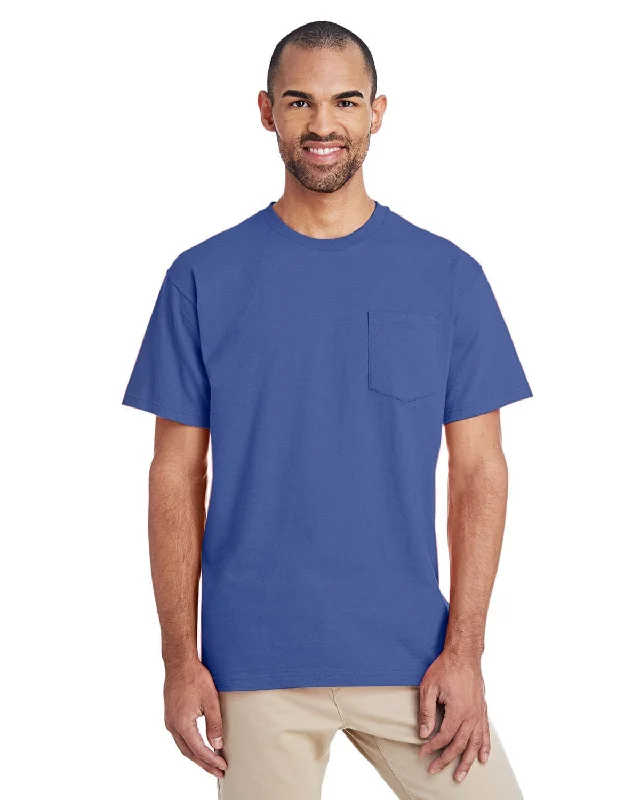 Gildan Hammer T-Shirt with Pocket | Flo Blue Fashionable Trendy Casual