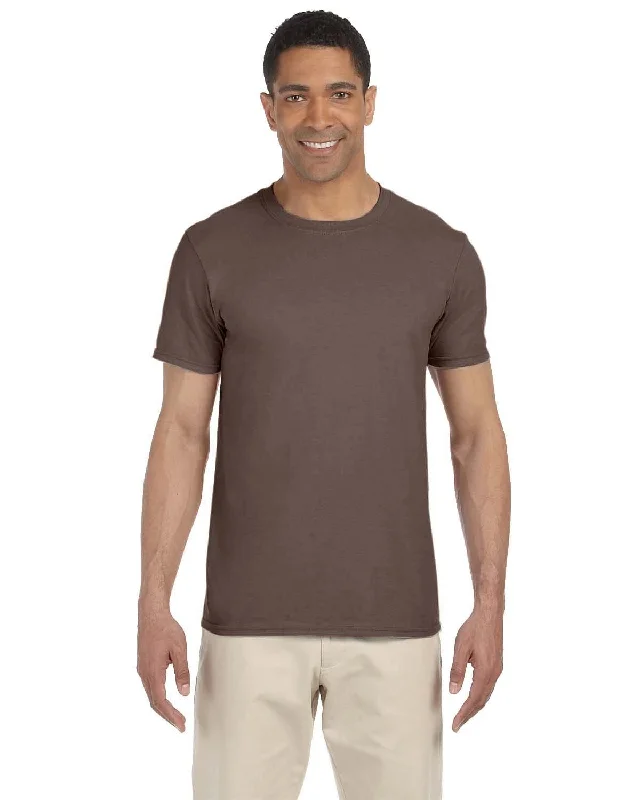 Gildan SoftStyle T-Shirt | Olive Satin Blend Silk Blend Wool Blend