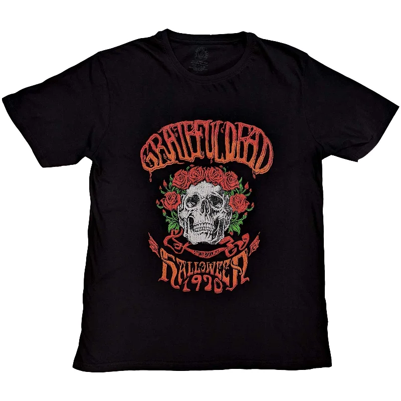 Grateful Dead | Official Band T-Shirt | Stony Brook Skull Chenille Brocade Lace