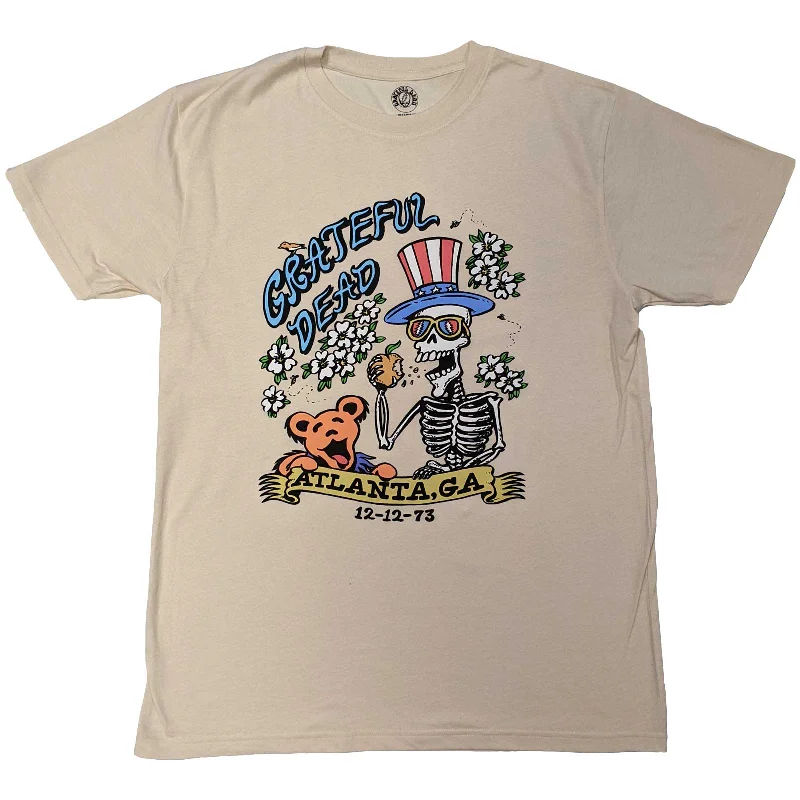 Grateful Dead | Official Band T-Shirt | Atlanta Flowers Chenille Blend Fleece Blend Nylon Blend