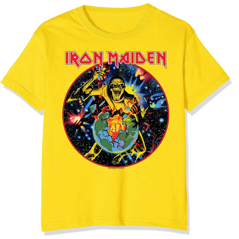 Iron Maiden | Official Band T-Shirt | World Piece Tour Circle Terry Blend Velvet Blend Canvas Blend