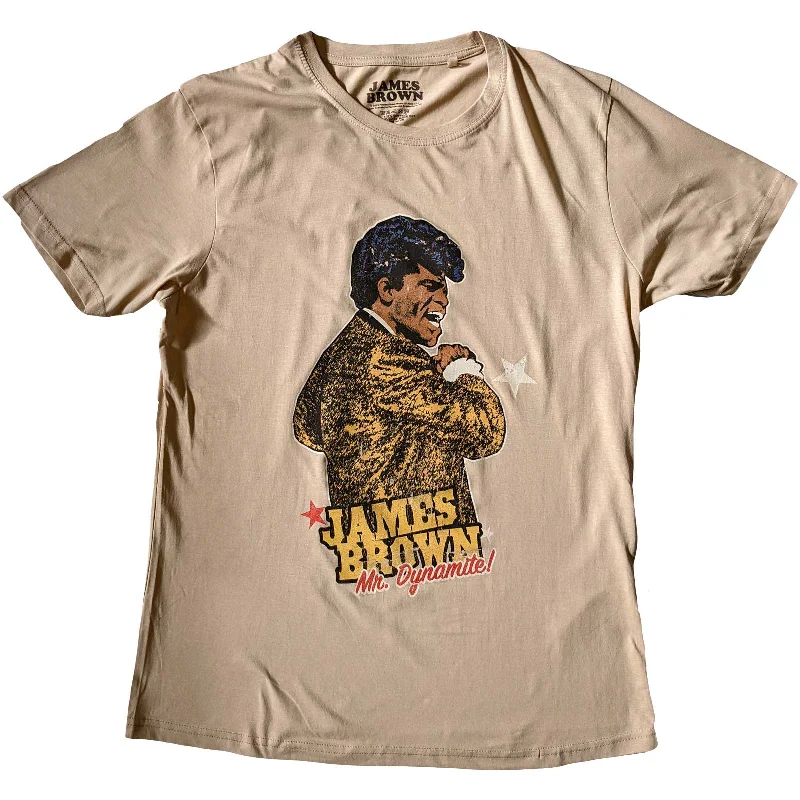 James Brown | Official Band T-Shirt | Mr Dynamite Rayon Fabric Velvet Fabric Corduroy Fabric