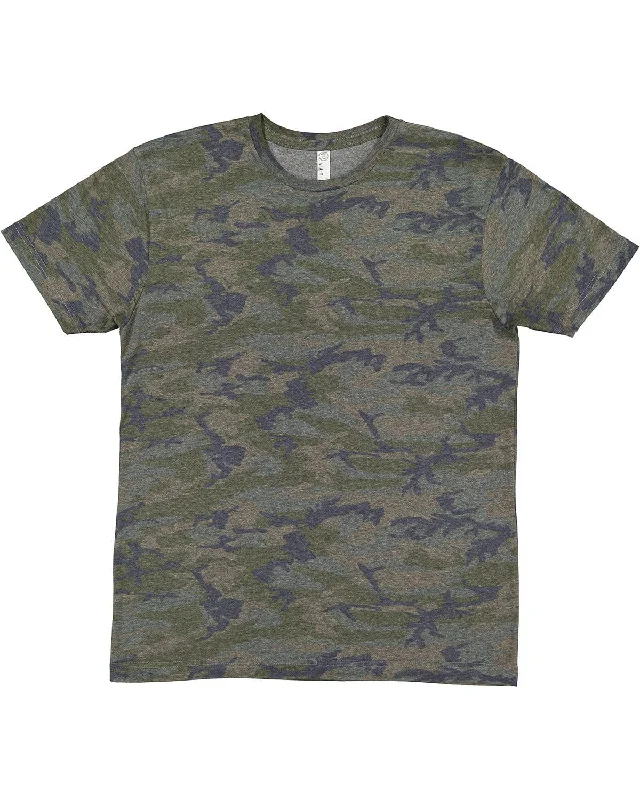 LAT Youth Fine Jersey T-Shirt | Vintage Camo Fitted T-Shirt Seamless Stretchy