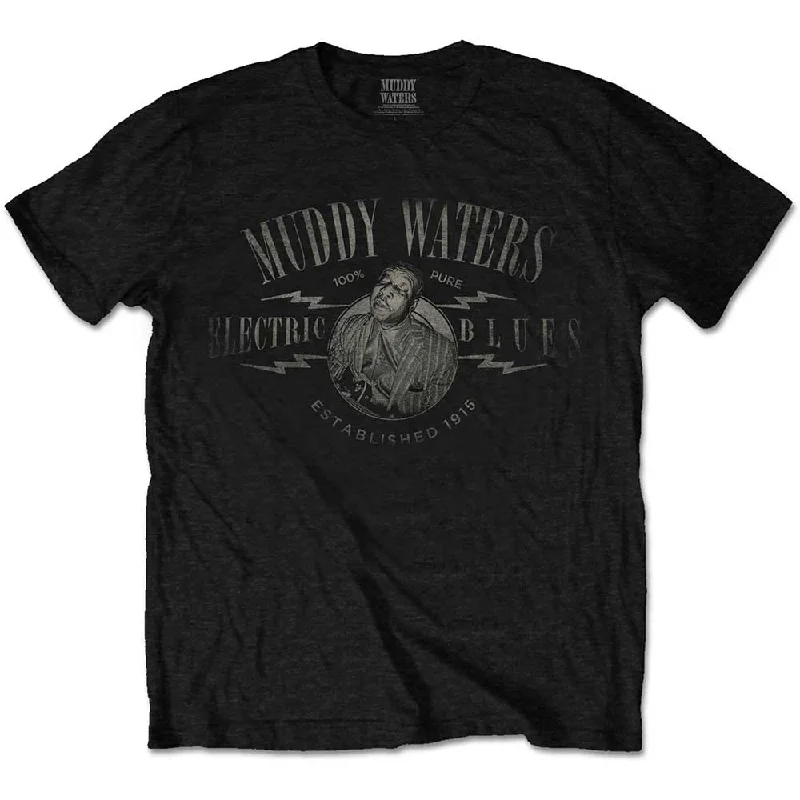 Muddy Waters | Official Band T-Shirt | Electric Blues Vintage Graphic Embroidered Appliqued