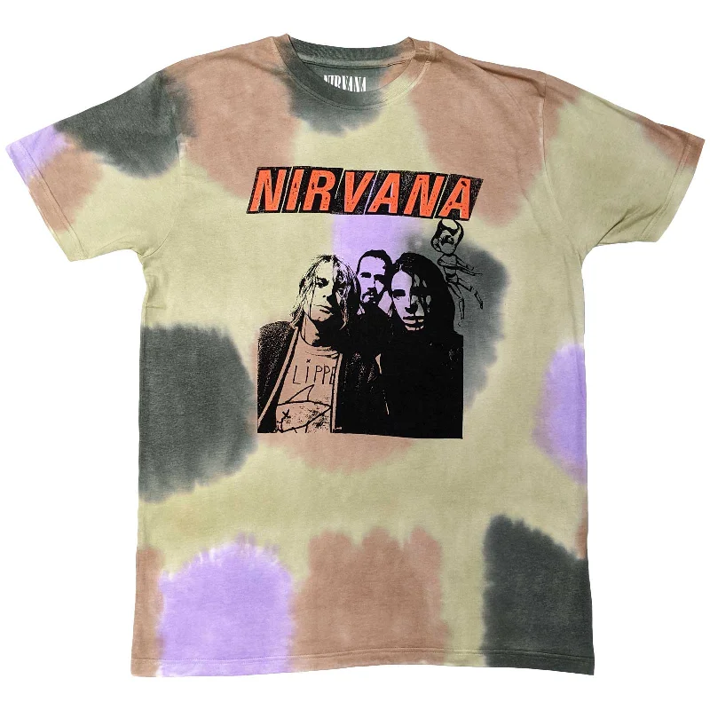 Nirvana | Official Band T-Shirt | Flipper (Wash Collection) Seamless Knitted Crochet