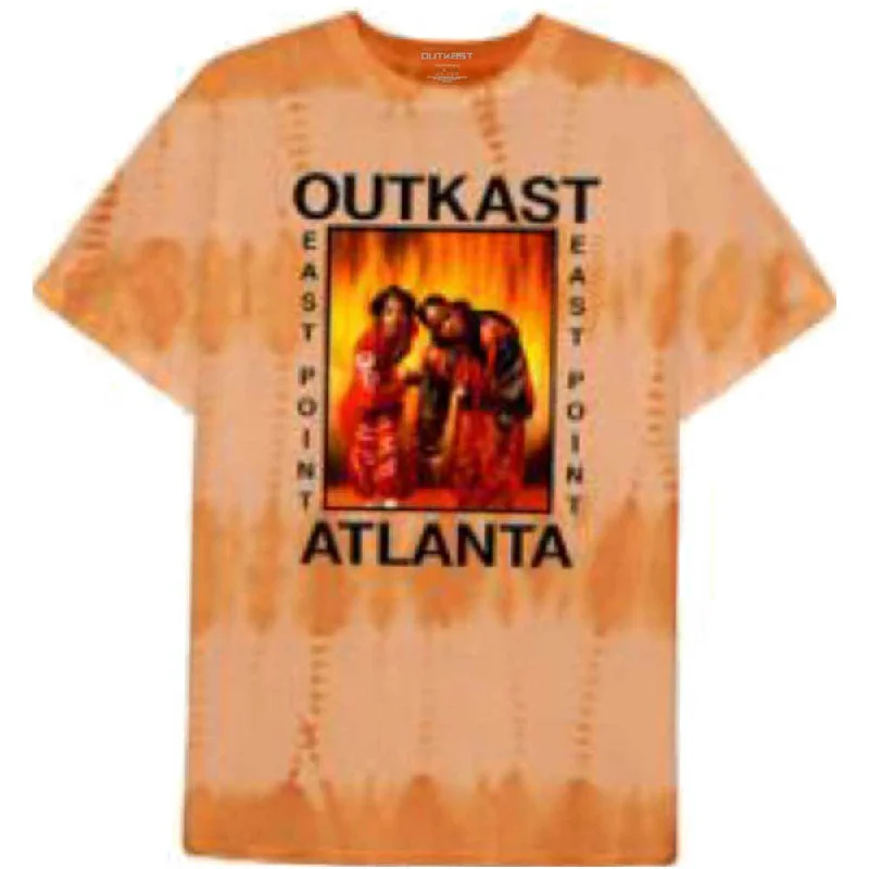 Outkast | Official Band T-Shirt | Atlanta (Wash Collection) Chenille Blend Fleece Blend Nylon Blend