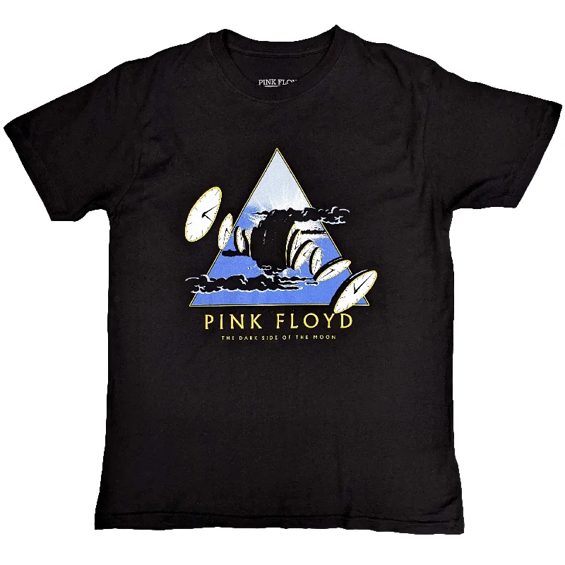 Pink Floyd | Official Band T-Shirt | Melting Clocks Iron Safe Non-Iron Wrinkle Free