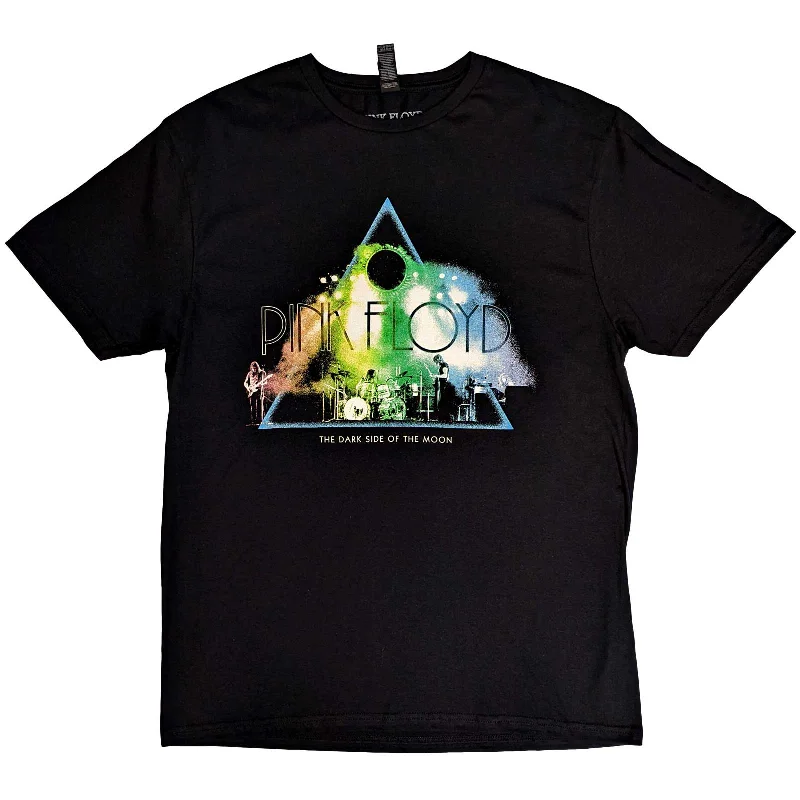 Pink Floyd | Official Band T-Shirt | Live Band Rainbow Tone Front Pockets Side Pockets Patch Pockets