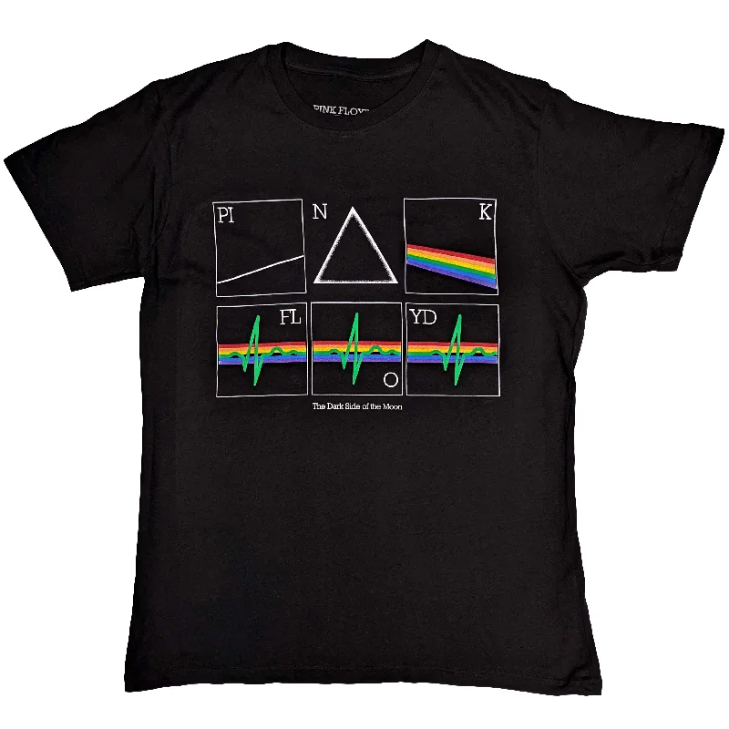 Pink Floyd | Official Band T-Shirt | Prism Heart Beat Handmade Hand-knitted Hand-woven