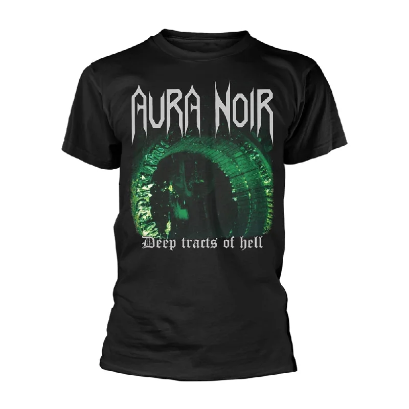 Aura Noir | Official Band T-Shirt | Deep Tracts Of Hell (Back Print) Anti-Shrink Durable Soft