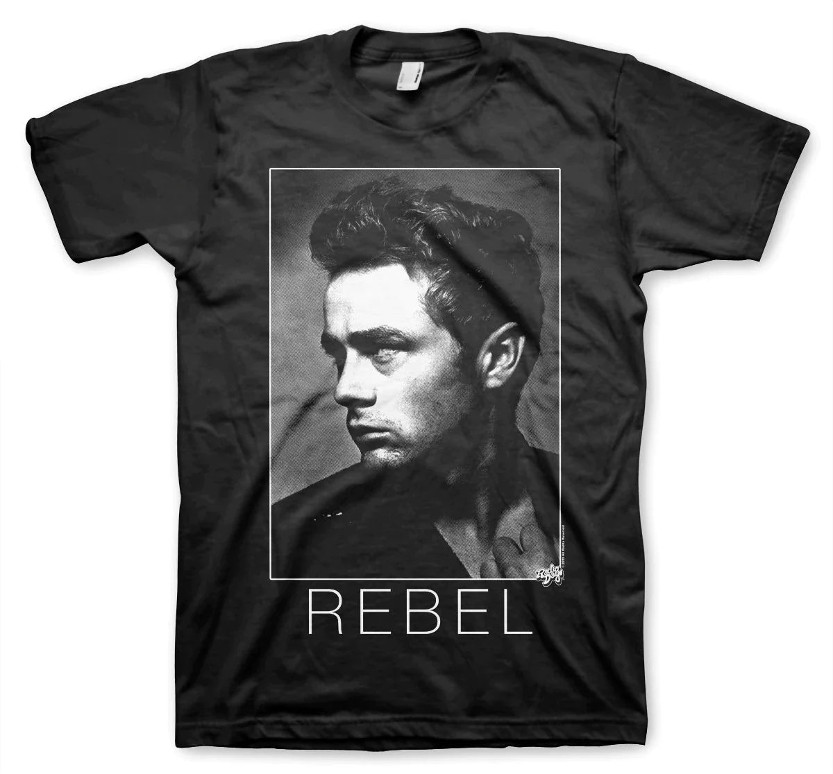 James Dean | Official Band T-Shirt | BW Rebel Hooded Caped Shawl Collar