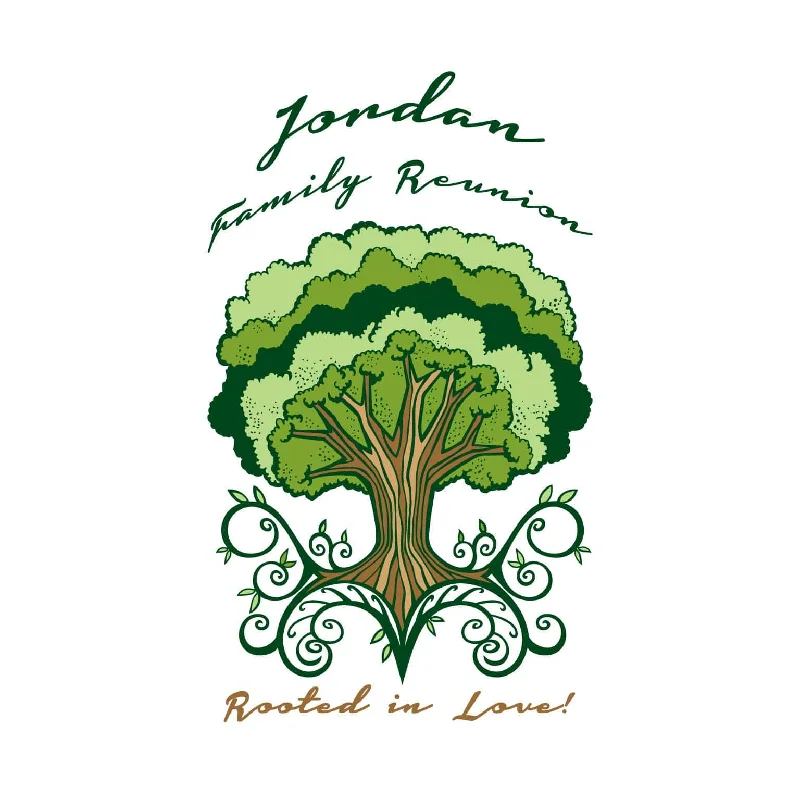 Rooted In Love Family Reunion T-Shirt Design RMC-7 Chenille Fabric Brocade Fabric Lace Fabric