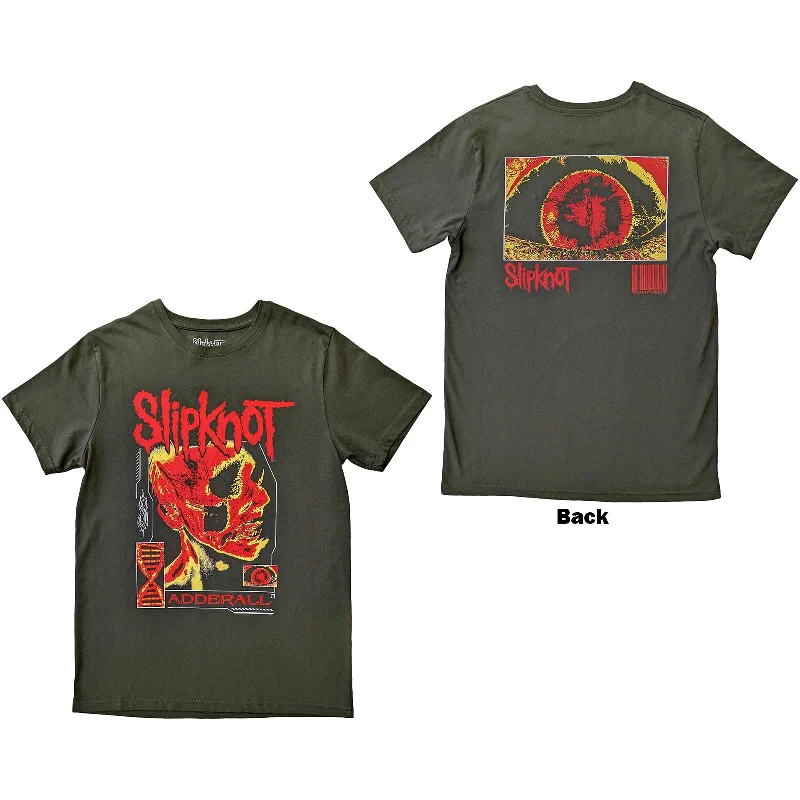 Slipknot | Official Band T-Shirt | Zombie (Back Print) Houndstooth Herringbone Solid