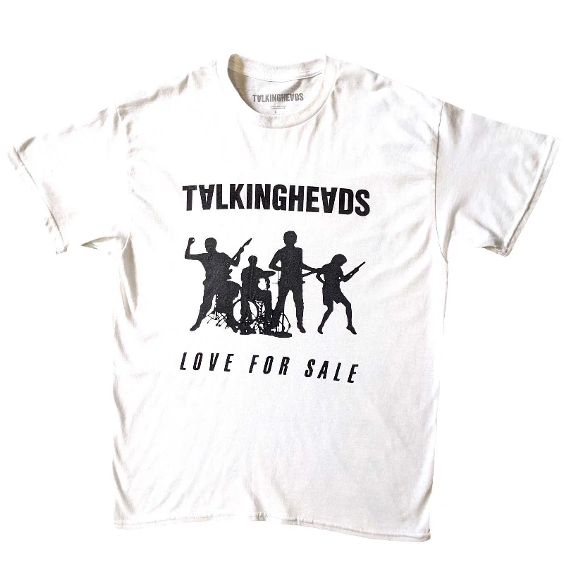 Talking Heads | Official Band T-Shirt | Love For Sale Houndstooth Herringbone Solid