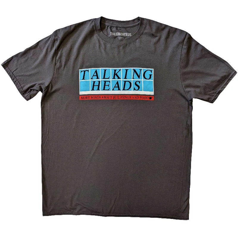 Talking Heads | Official Band T-Shirt | Tiled Logo Terry Blend Velvet Blend Canvas Blend