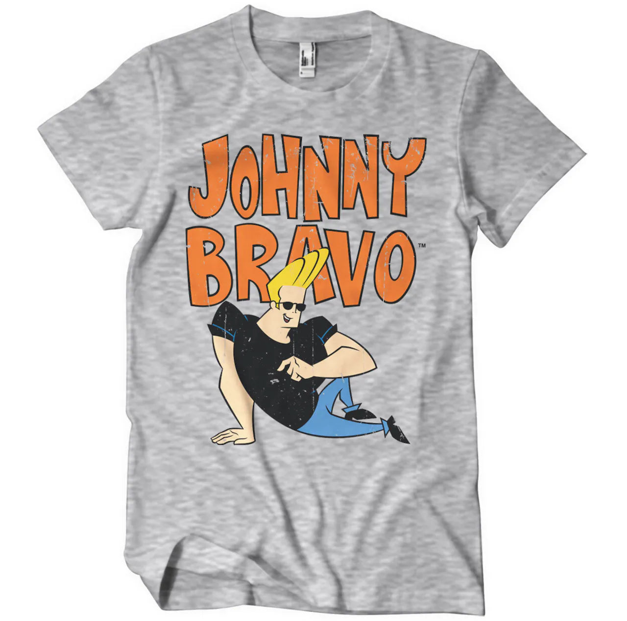 Johnny Bravo | Official Band T-Shirt | Classic Collared Crew Neck Turtle Neck