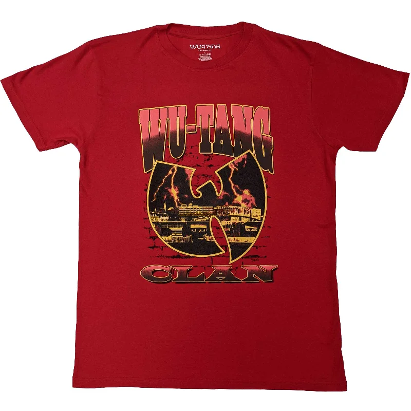 Wu-Tang Clan | Official Band T-Shirt | Brick Wall Chenille Blend Fleece Blend Nylon Blend