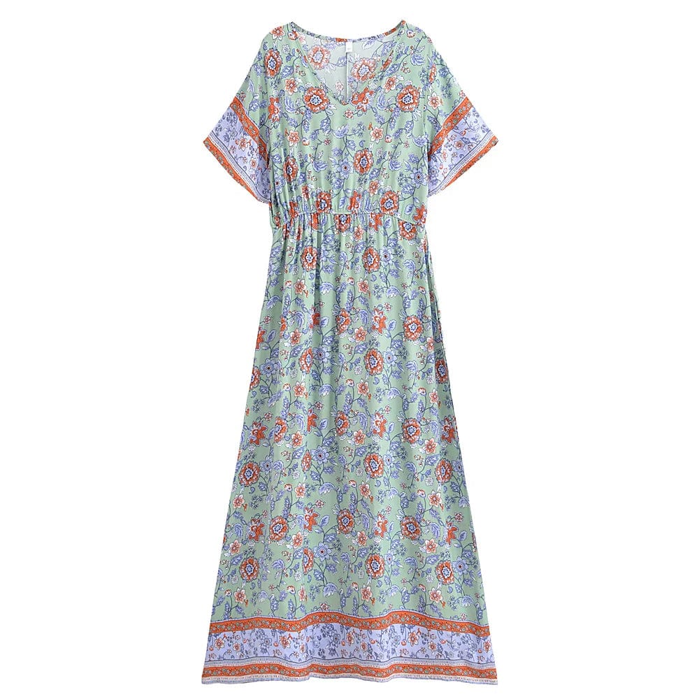 Ethel Floral Maxi Dress Elegant Sleeveless Maxi Dress