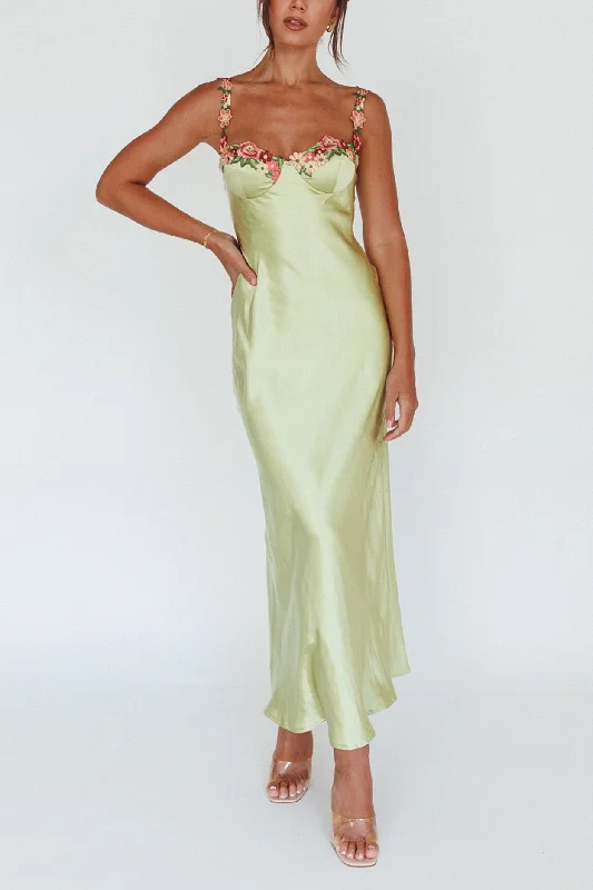 Gianna Garden Bust Maxi Dress Elegant Maxi Dress with Ruffles