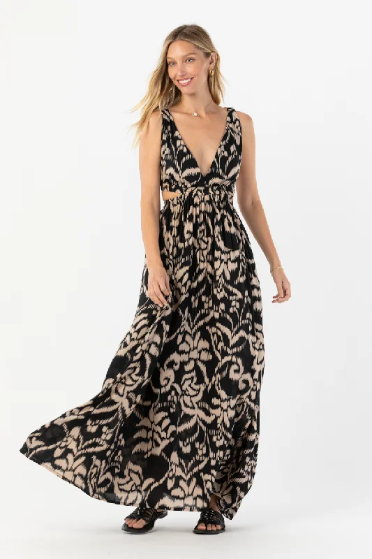 Hope Maxi Dress Comfortable Plunging Neckline Maxi Dress