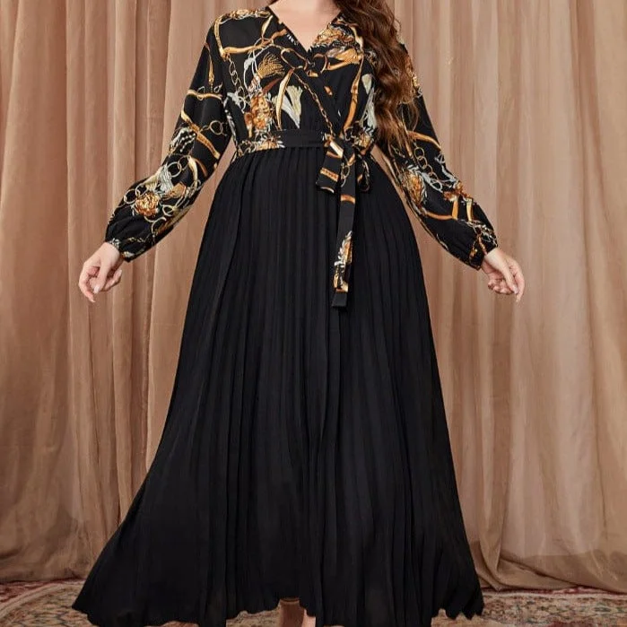 Plus Size Camellia Boho Maxi Dress Chic Button-Up Maxi Dress