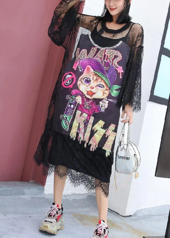 Elegant hollow out Tunics Outfits black prints Maxi Dress summer Elegant Floral Maxi Dress Elegant hollow out Tunics Outfits black prints Maxi Dress summer Elegant Floral Maxi Dress