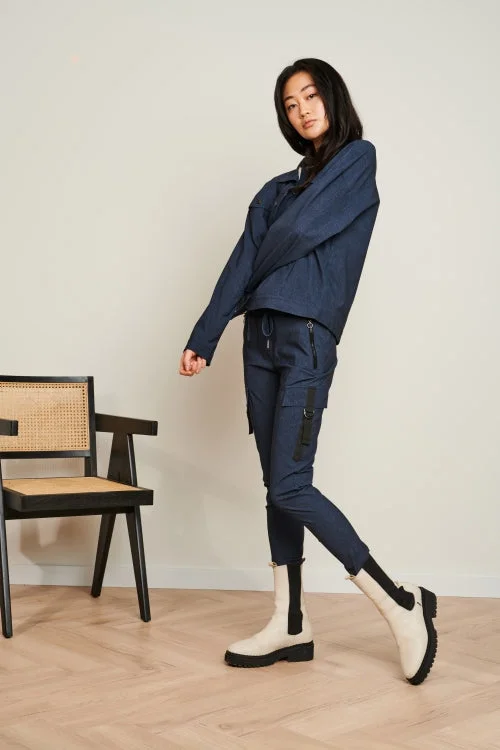 Jane Lushka Blue Jacket Sena Oversized Jacket Tailored Jacket Straight Jacket