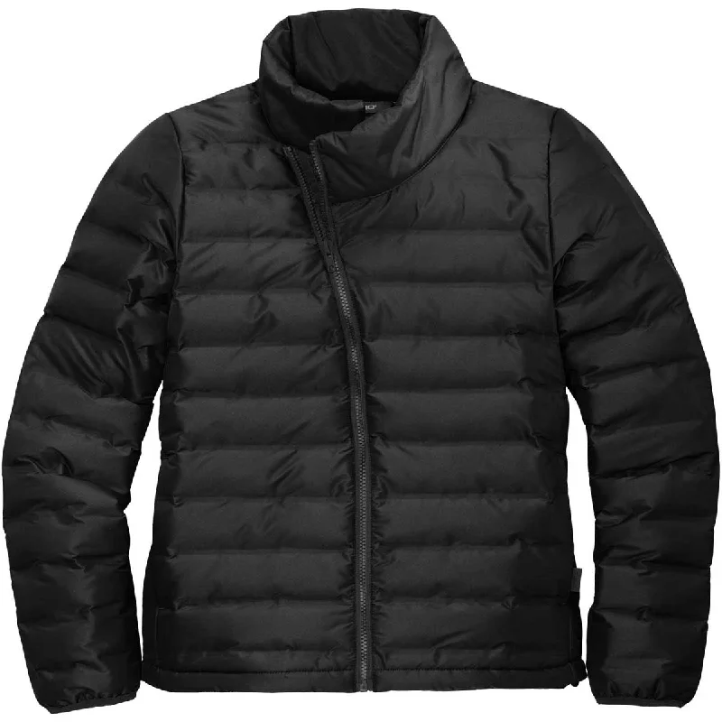 OGIO Women's Blacktop Street Puffy Full-Zip Jacket Elasticated Jacket Padded Jacket Insulated Jacket