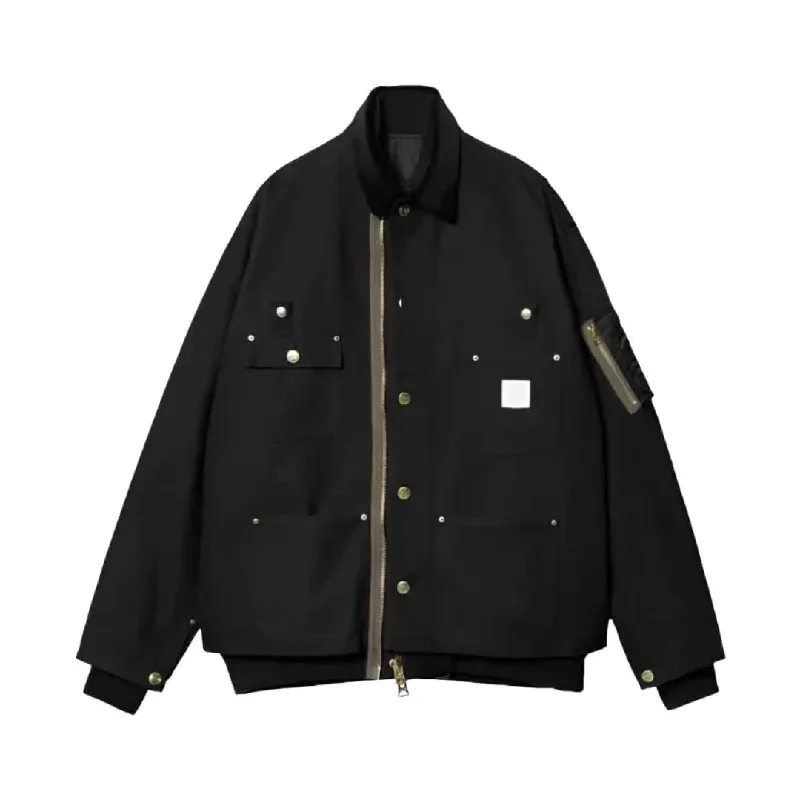 Metropolitan Utility Field Jacket Welt Pockets Slit Pockets Flap Pockets