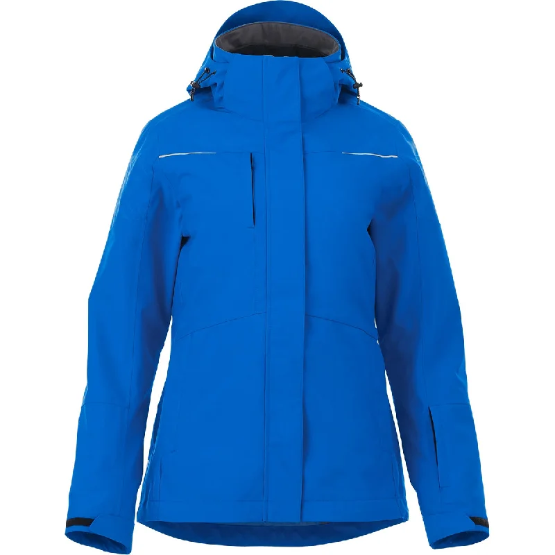 Elevate Women's Olympic Blue/Black Yamaska 3-IN-1 Jacket Snapped Jacket Toggled Jacket Drawstring Jacket