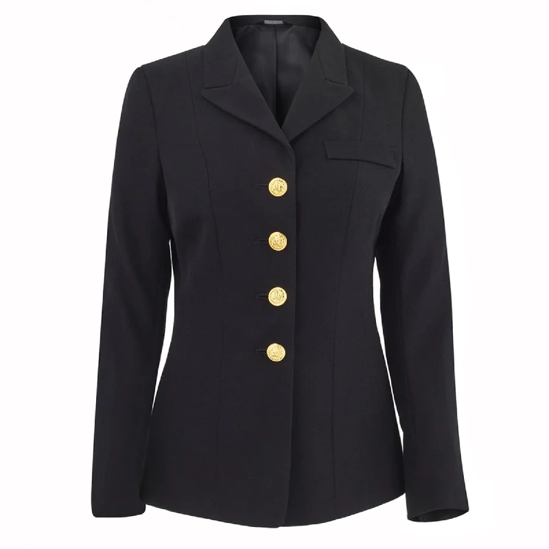 NAVY Women Service Dress Blue Jacket - Gold Buttons Plaid Jacket Tartan Jacket Houndstooth Jacket