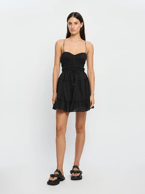 Hallie Mini Dress Comfortable Off-Shoulder Mini Dress